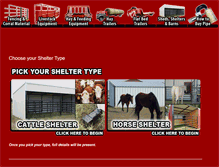 Tablet Screenshot of lifetimebarns.com